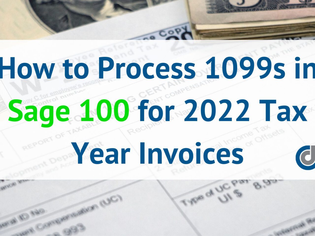 1099s in Sage 100, Sage 100