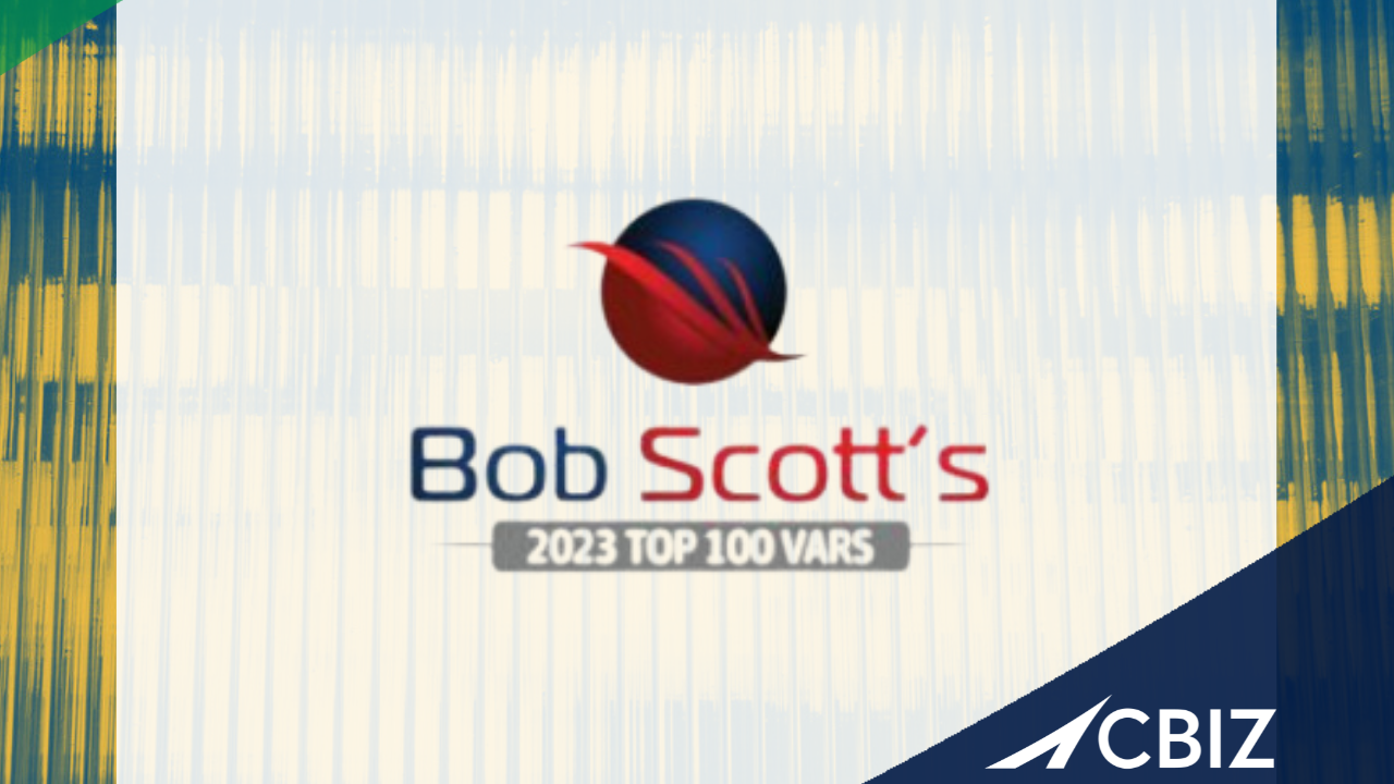 CBIZ Technology Recognized as a Top 100 VAR for 2023